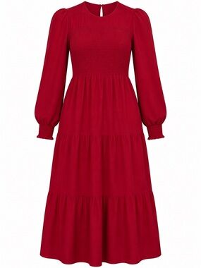 Maroon Midi Dress size Small